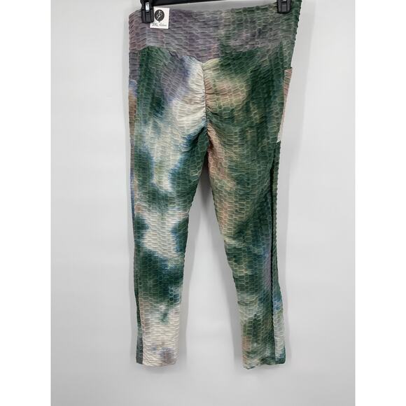 Otos Active Womens Multicolored Textured Leggings NEW Size 3XL - Picture 12 of 12